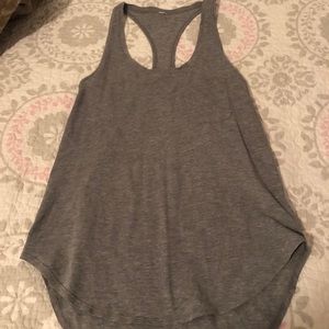 Grey lululemon racerback tank